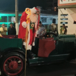 Chegada do Papai Noel marca a abertura do Natal de Orleans