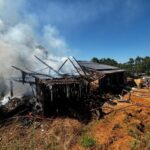 Incêndio em estufa de secagem de fumo em Orleans Incêndio em estufa de secagem de fumo em Orleans