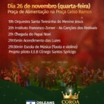 Coroa de Luzes 2025: Confira a programação completa que vai iluminar Orleans