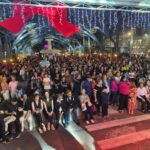 Chegada do Papai Noel marca a abertura do Natal de Orleans