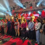 Chegada do Papai Noel marca a abertura do Natal de Orleans