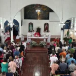 Painel de Santa Bárbara é restaurado em Siderópolis, após 25 anos escondido Painel de Santa Bárbara é restaurado em Siderópolis, após 25 anos escondido