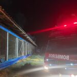 Incêndio atinge aviário em Orleans durante a madrugada