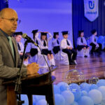 Colégio Unibave formatura 17 crianças da turma de Educação Infantil
