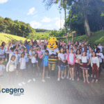 Cegero promove experiência educativa e sustentável para mais de 150 crianças no Espaço Mel