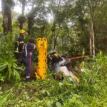 Capotamento de veículo foi registrado em Lauro Müller nesta segunda-feira (19)