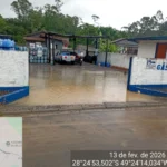 Chuva provoca acúmulo de água em ruas de Lauro Müller nesta sexta-feira 13 Chuva provoca acúmulo de água em ruas de Lauro Müller nesta sexta-feira 13