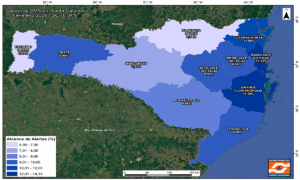 Santa Catarina ocupa 1º lugar no país em adesão ao SMS da Defesa Civil