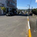 Orleans inicia serviços de sinalização e repintura viária nos bairros