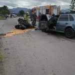 Passageira de moto perde a vida em acidente em Lauro Müller
