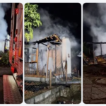 Incêndio destrói residencia no Centro de Rio Fortuna