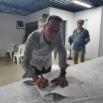 Assinada ordem de serviço para pavimentação asfáltica de trecho da Rua Jocondo Crocetta em Orleans Assinada ordem de serviço para pavimentação asfáltica de trecho da Rua Jocondo Crocetta em Orleans