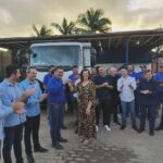 Deputado Julio Garcia inaugura obras e entrega equipamento em Orleans