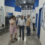 Deputado Julio Garcia inaugura obras e entrega equipamento em Orleans