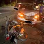 Dois acidentes registrados no mesmo lugar deixam dois motociclistas feridos, em Orleans