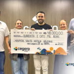 Cooperação que faz a diferença: Cegero destina R$ 620 mil para educação, saúde e assistência social