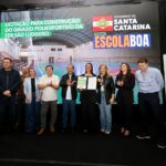 Governo de Santa Catarina entrega reforma e ampliação de escola São Ludgero Governo de Santa Catarina entrega reforma e ampliação de escola São Ludgero