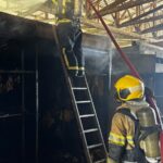 Estufa de fumo é atingida por incêndio em Orleans Estufa de fumo é atingida por incêndio em Orleans