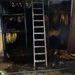 Estufa de fumo é atingida por incêndio em Orleans Estufa de fumo é atingida por incêndio em Orleans