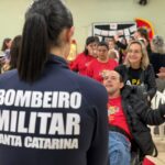 CBMSC forma primeira turma do Bombeiro Mirim adaptada para alunos da Apae em Orleans